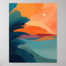 Search for abstract sunset posters Trendy