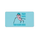 Search for piggy return address labels Blue