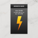 Search for lightning bolt business cards Handyman