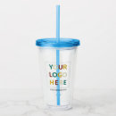 Search for and straw Business logo