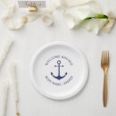 Search for nautical paper plates Navy blue