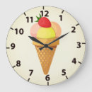 Recherche de crème glacée horloges Fraise