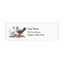 Search for fowl return address labels Chickens