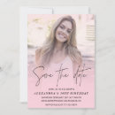 Search for kids birthday save the dates Pink