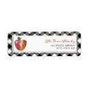 Search for fall harvest return address labels Plaid