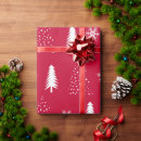Search for white snowflake wrapping paper Trees