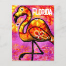 Recherche de oiseau abstrait cartes postales Flamants