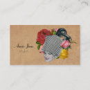 Search for cosmetology business cards Retro