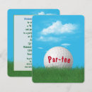 Search for golf ball birthday invitations Sports