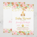 Search for pink giraffe baby shower invitations Pink and gold