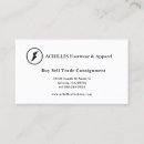 Search for shoe shop business cards Apparel