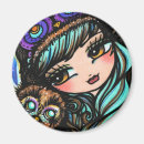 Search for fantasy art magnets Cute