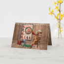 Search for cowboy boots christmas cards Vintage