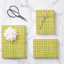 Search for green and yellow wrapping paper Plaid