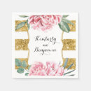 Recherche de vintage rose serviettes Rayures