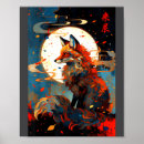 Search for fox and moon art Cute