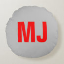 Search for red and grey pillows Typography