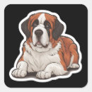 Search for saint bernard stickers Animal