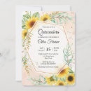 Search for country quinceanera invitations Sunflowers