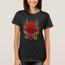Search for hannya mask tshirts Red