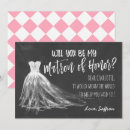 Search for bridesmaid dress cards invites Maid of honor
