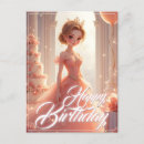 Recherche de fée rose cartes postales Girl