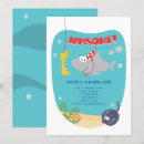 Search for shark bite invitations Under the sea
