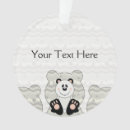 Search for panda bear ornaments Cute