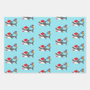 Search for shark wrapping paper Merry christmas