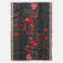 Search for red and black stripe blankets Modern