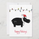 Recherche de hippo christmas cards Saisonnier