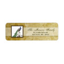 Search for peacocks return address labels Vintage
