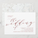Search for romantic calligraphy wedding invitations Simple