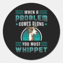 Search for vintage cat and dog stickers Puppy