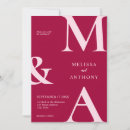 Search for magenta invitations Minimalist
