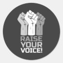 Search for raise stickers Raise your voice