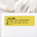 Search for spring return address labels Baby shower