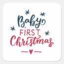 Recherche de premier noël autocollants Mignon