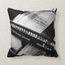 Recherche de journaux coussins Noir et blanc