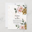 Search for bronze wedding invitations Floral
