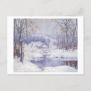Recherche de paysage magique cartes postales Hiver