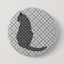 Search for gray cat buttons Black and white