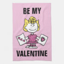 Search for valentines tea towels Charlie brown