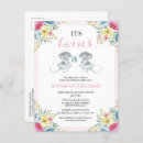 Recherche de twin girl shower invitations Pour eux