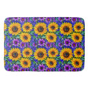 Search for sunflower bath mats Leaves