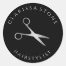Search for hair salon logo stickers Hairdresser