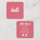 Search for chic business cards Feminine