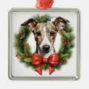 Search for italian greyhound ornaments Whippet
