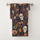Search for skulls bath towels Dark