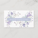 Recherche de lilas cartes visite Administrative professional
